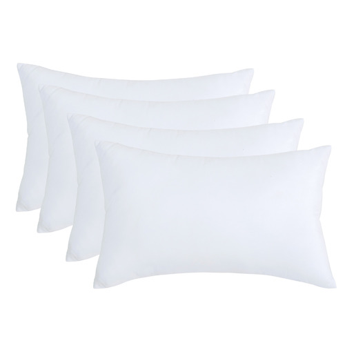 4 Piece Microfibre Standard Pillow Set
