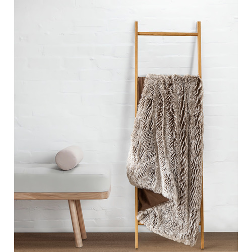 Elija Faux Fur Reversible Throw
