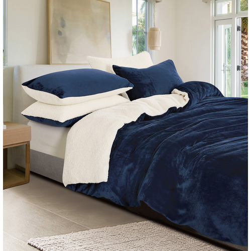 Navy-Blue-Dania-Teddy-Sherpa-Quilt-Cover-Set