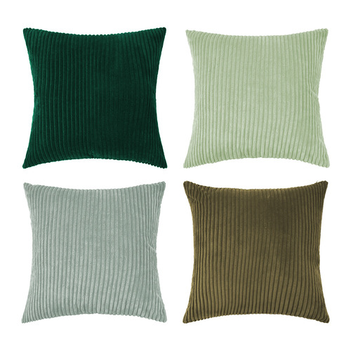 Ardian Square Corduroy Velvet Cushion Covers