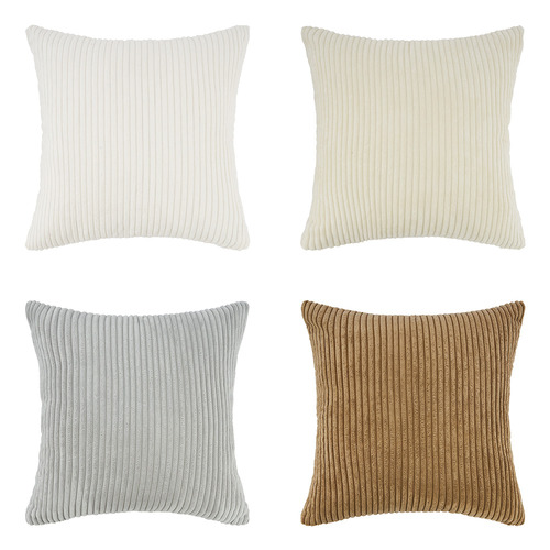 Ardian Square Corduroy Velvet Cushion Covers