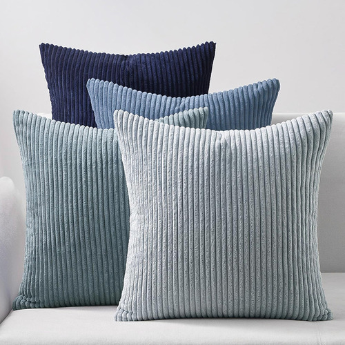 Ardian Square Corduroy Velvet Cushion Covers