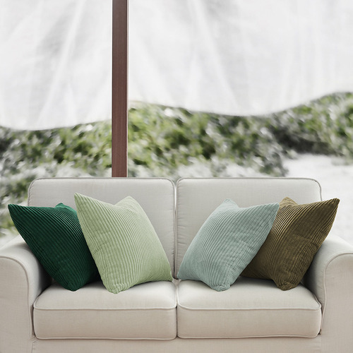 Ardian Square Corduroy Velvet Cushion Covers