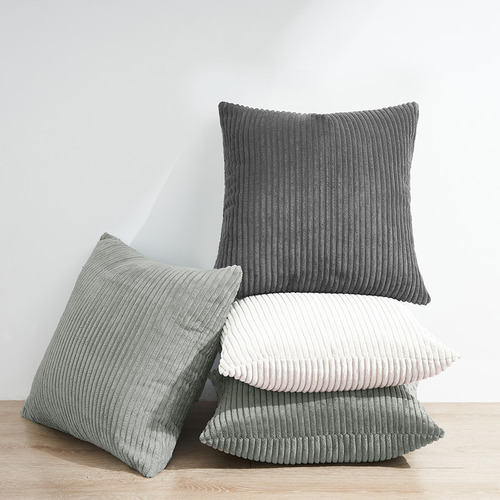 Ardian Square Corduroy Velvet Cushion Covers
