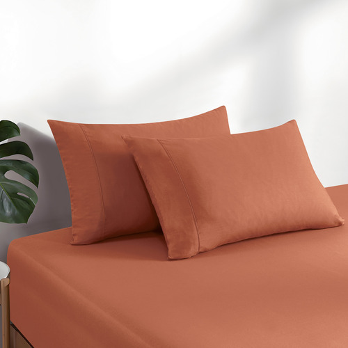 Diona Vintage Washed Cotton Fitted Sheet Set