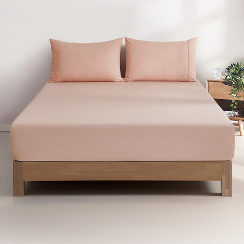 Diona Vintage Washed Cotton Fitted Sheet Set