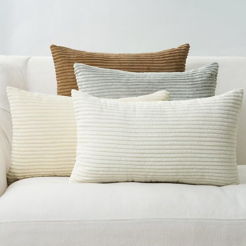 Ardian Rectangular Corduroy Velvet Cushion Covers