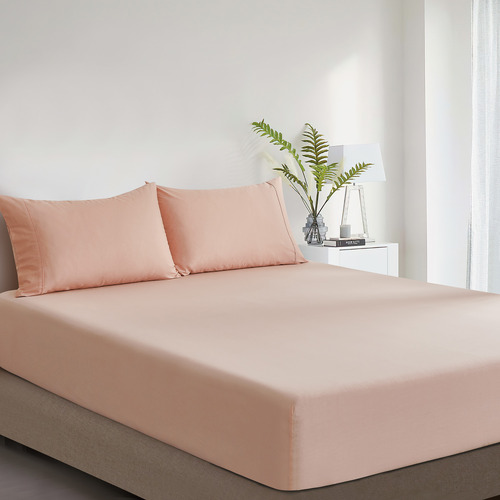Diona Vintage Washed Cotton Fitted Sheet Set