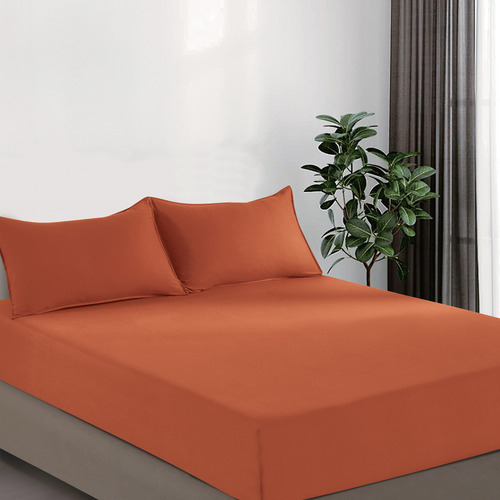 Nezza Vintage Washed Microfibre Fitted Sheet Set