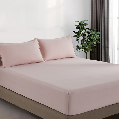 Nezza Vintage Washed Microfibre Fitted Sheet Set