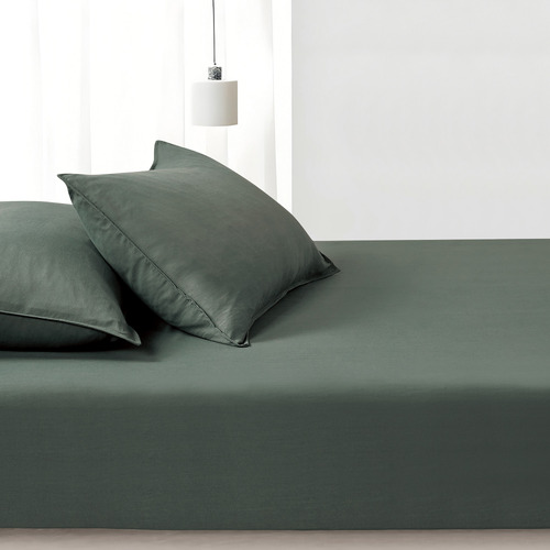 Nezza Vintage Washed Microfibre Fitted Sheet Set