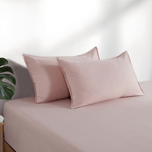 Nezza Vintage Washed Microfibre Fitted Sheet Set