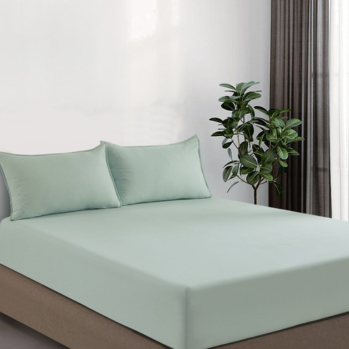 Nezza Vintage Washed Microfibre Fitted Sheet Set