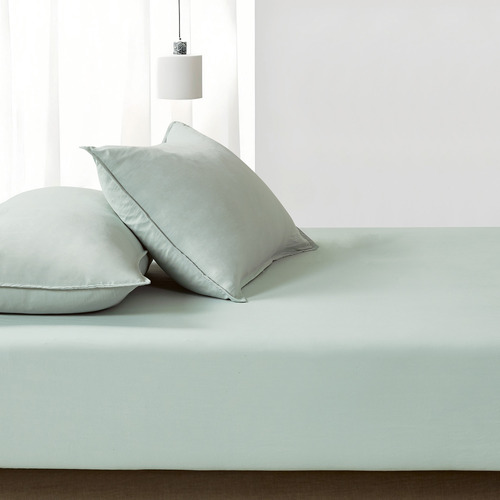 Nezza Vintage Washed Microfibre Fitted Sheet Set