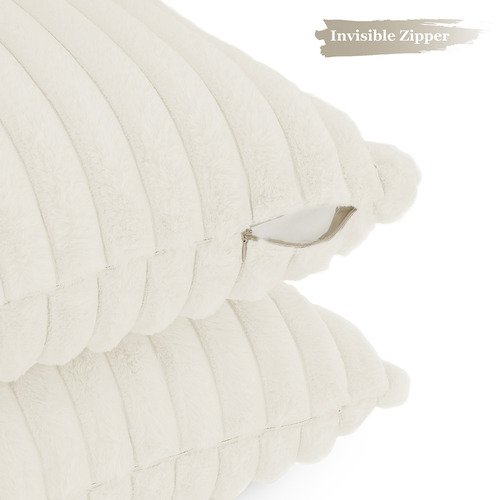 Vavoca Faux Fur Cushion Covers