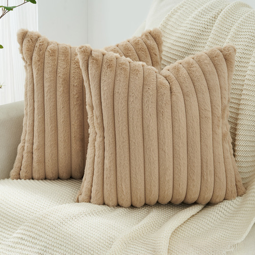 Vavoca Faux Fur Cushion Covers