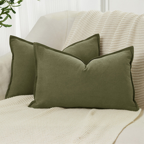 Pipetio Lumbar Linen Cushion Covers