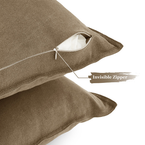Pipetio Square Linen Cushion Covers