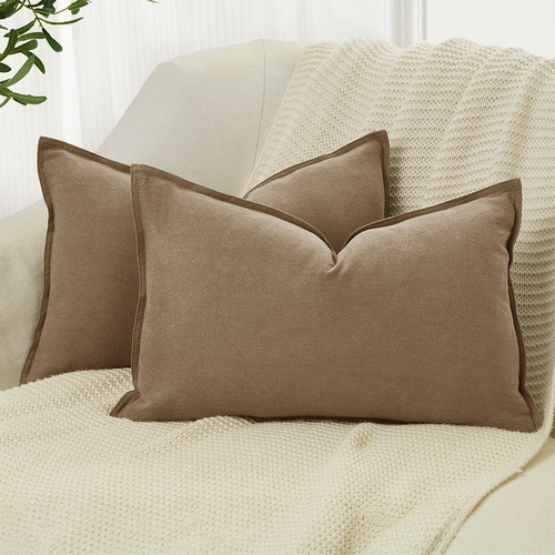 Pipetio Lumbar Linen Cushion Covers