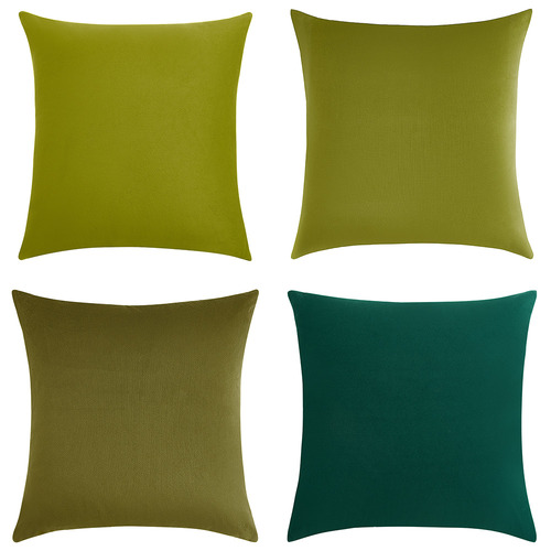 4 Piece Elphaba Velvet Cushion Cover Set