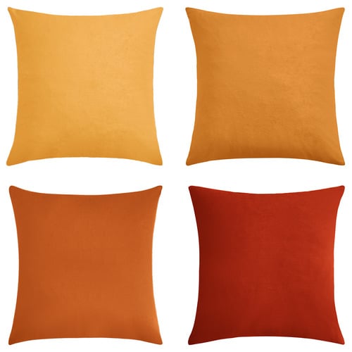 4 Piece Nessarose Velvet Cushion Cover Set