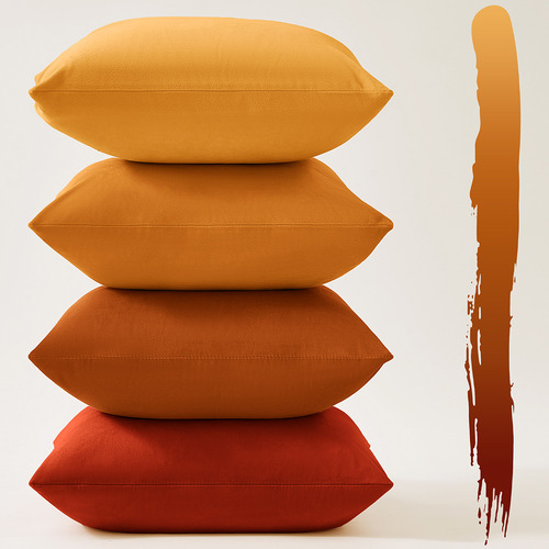 4 Piece Nessarose Velvet Cushion Cover Set