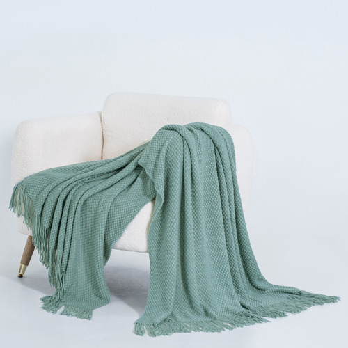 Fassett Knitted Throw