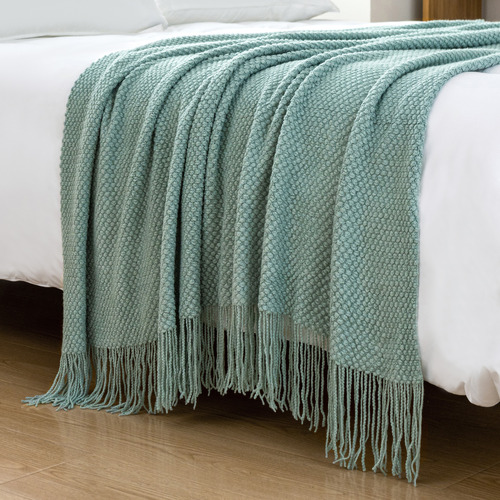 Fassett Knitted Throw