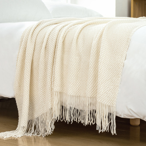 Fassett Knitted Throw