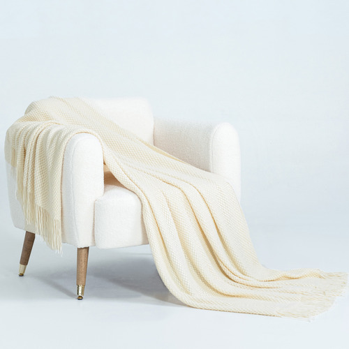 Fassett Knitted Throw