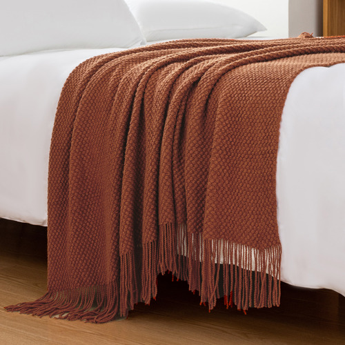 Fassett Knitted Throw