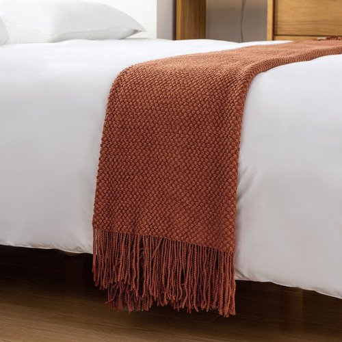 Fassett Knitted Throw