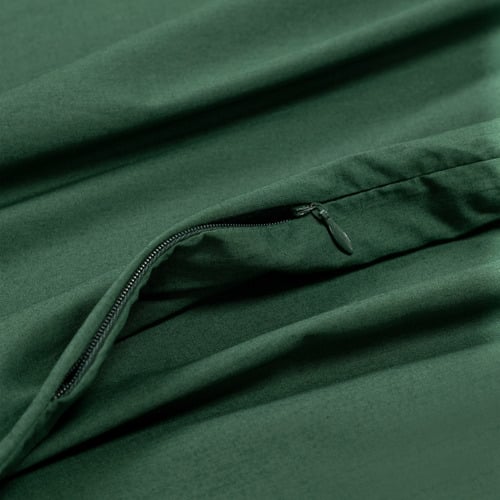 Forest Green Blanche Cotton Quilt Cover Set