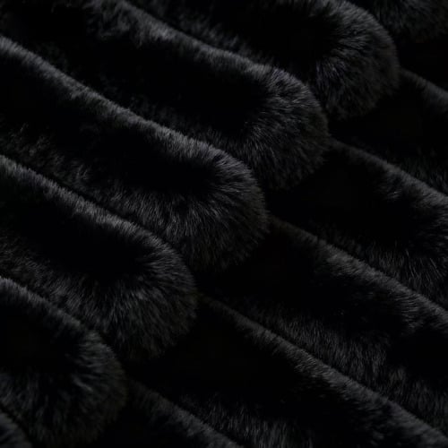 Vavoca Embossed Faux Fur Cushion Covers