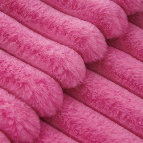 Vavoca Embossed Faux Fur Cushion Covers