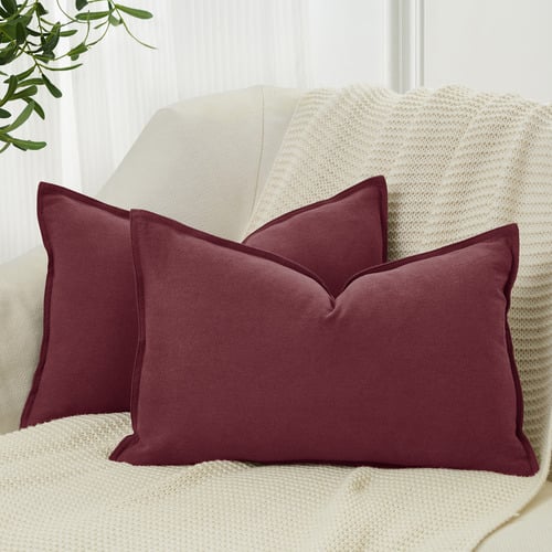 Pipetio Linen & Cotton Lumbar Cushion Covers