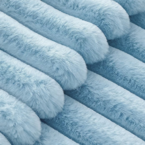 Vavoca Embossed Faux Fur Cushion Covers