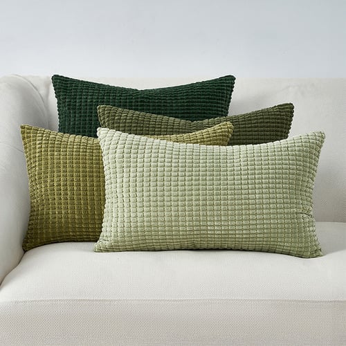 4 Piece Briselle Corn Grain Velvet Cushion Cover Set