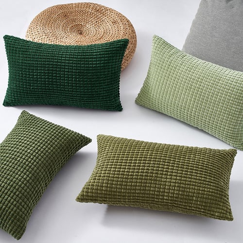 4 Piece Briselle Corn Grain Velvet Cushion Cover Set