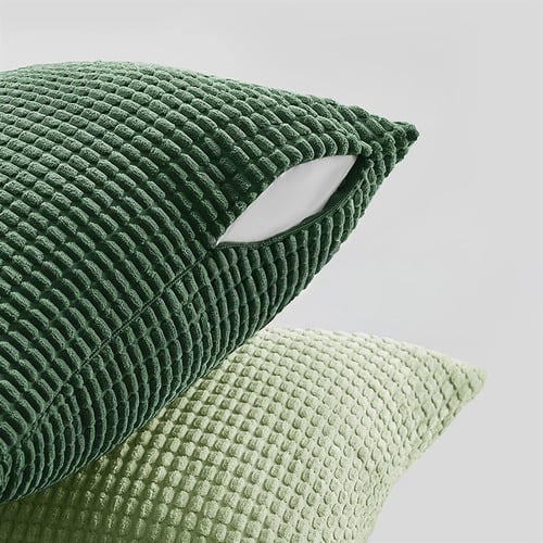 4 Piece Briselle Corn Grain Velvet Cushion Cover Set