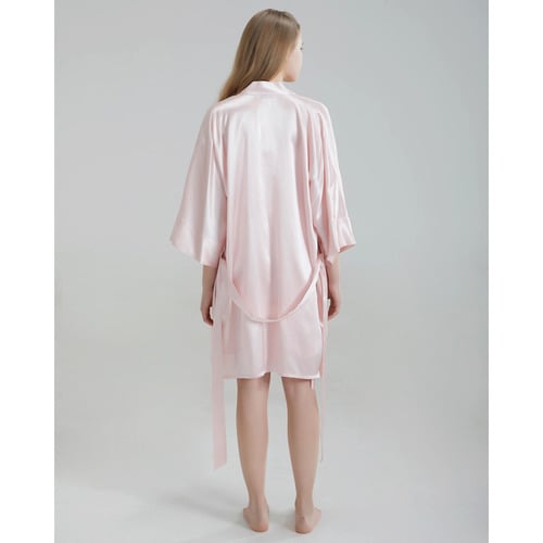 Fynara Mulberry Silk Bath Robe