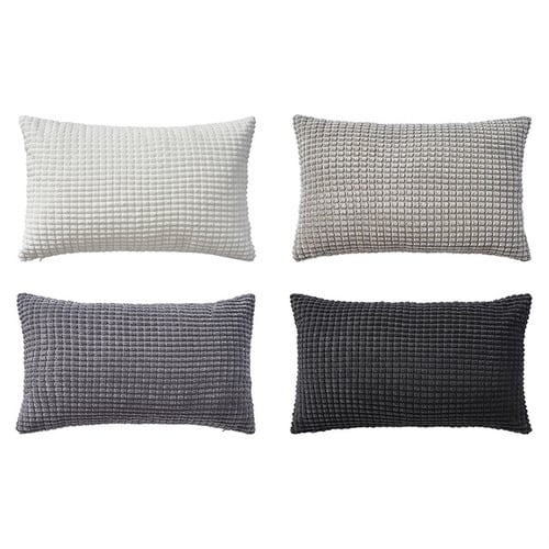 4 Piece Briselle Corn Grain Velvet Cushion Cover Set