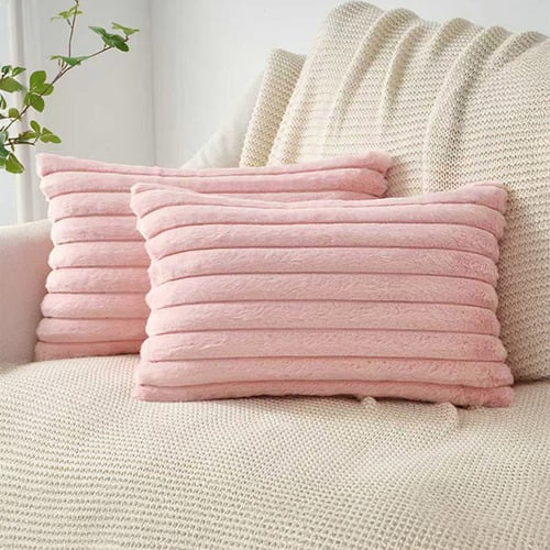 Celandine Embossed Faux Fur Cushion Covers