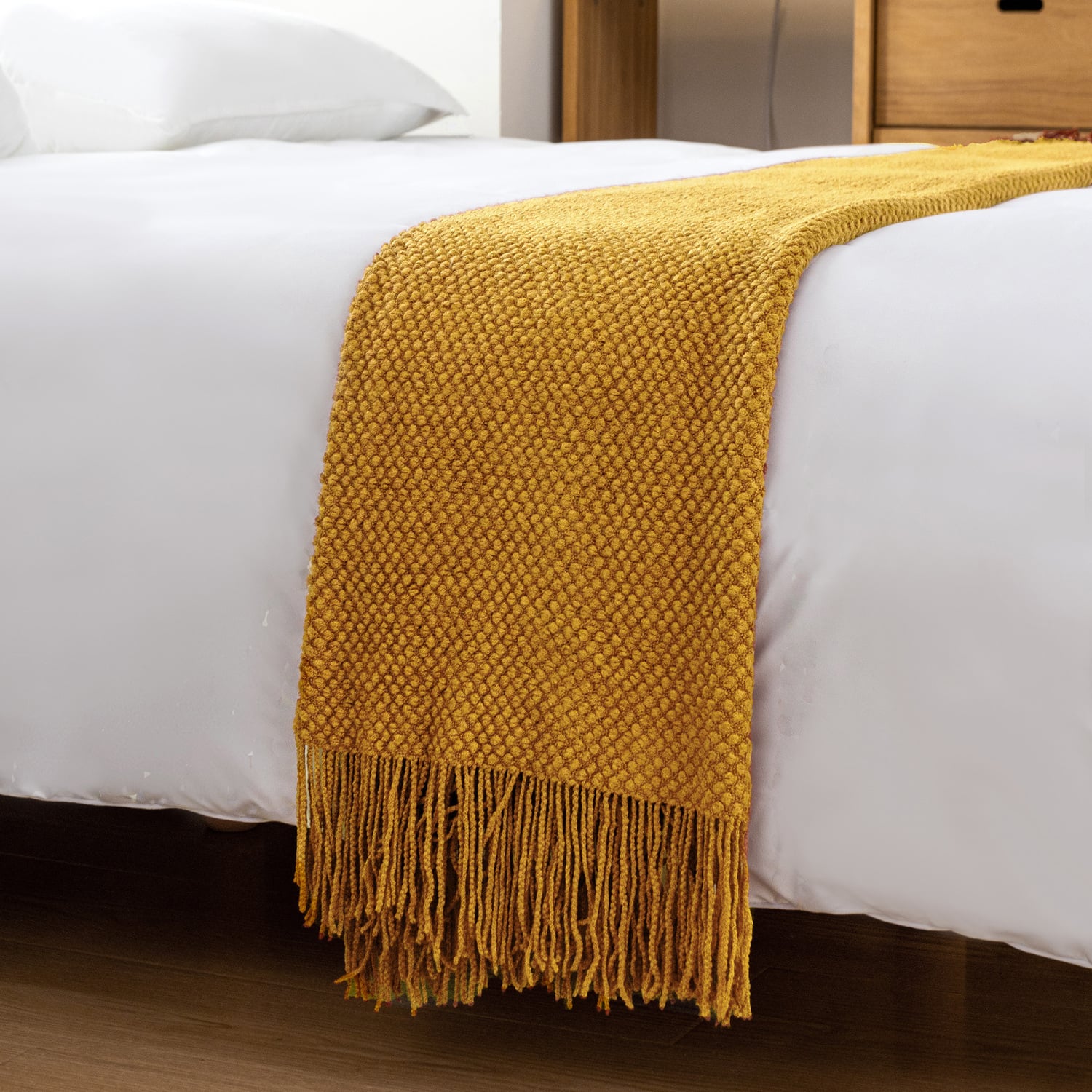 Fassett Knitted Throw