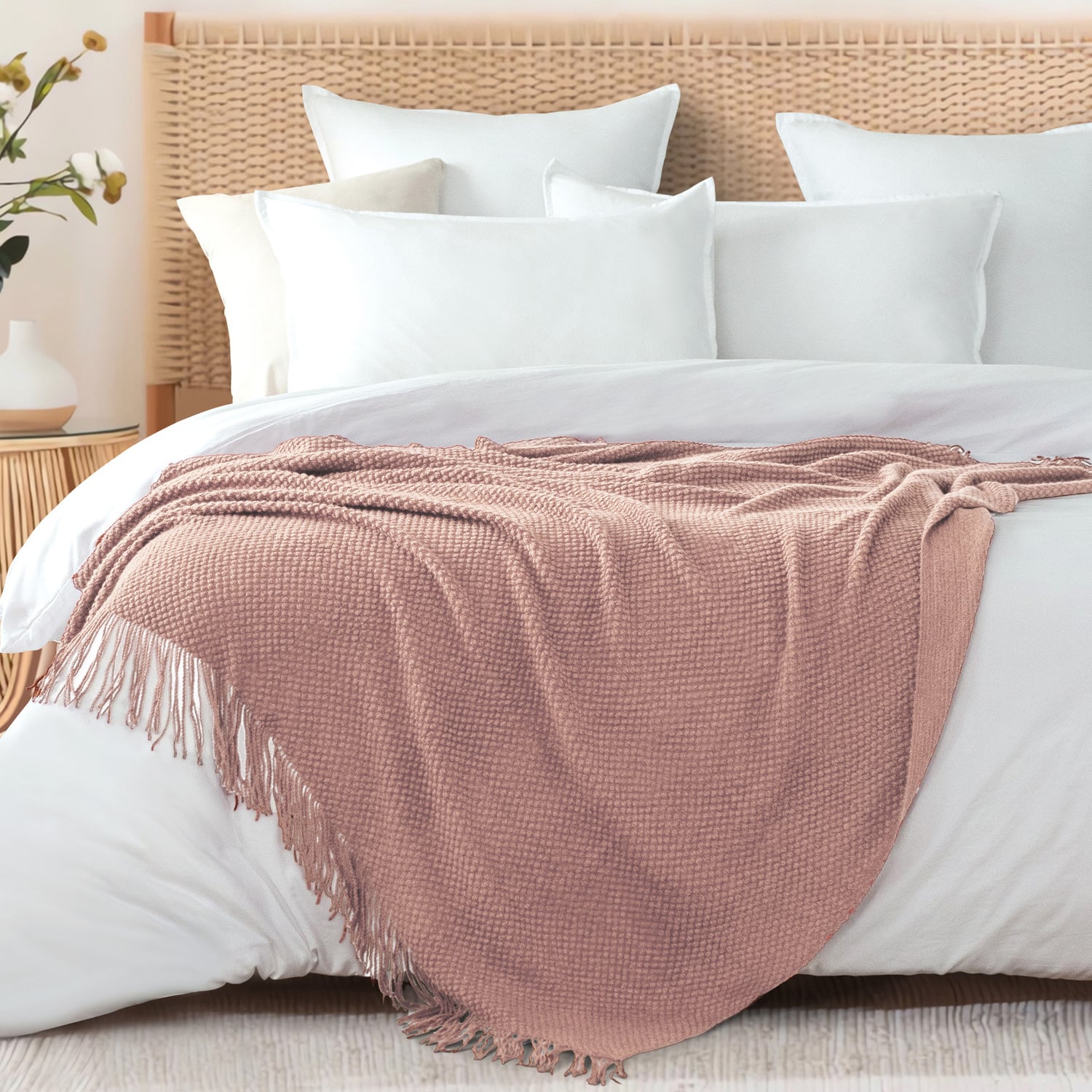 Fassett Knitted Throw