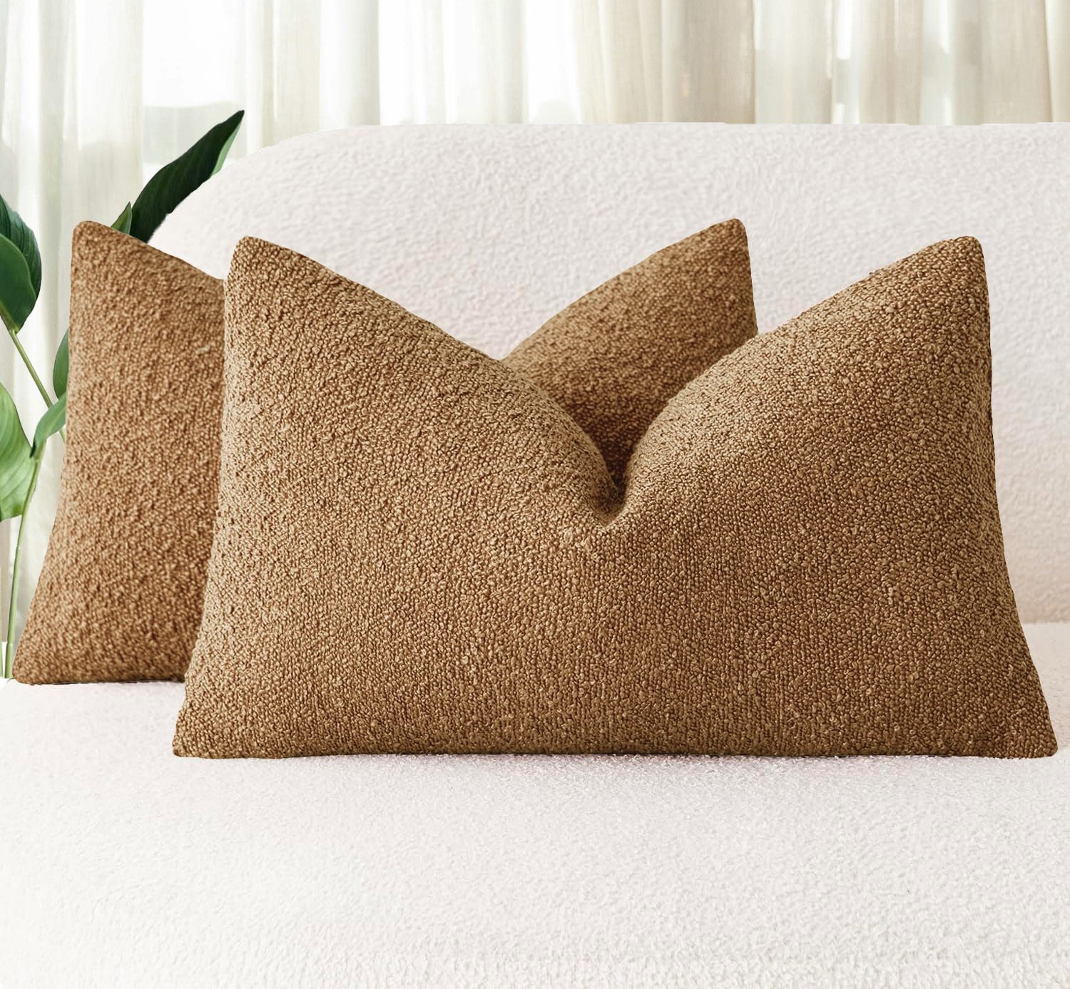 Berryl Rectangular Boucle Cushion Covers