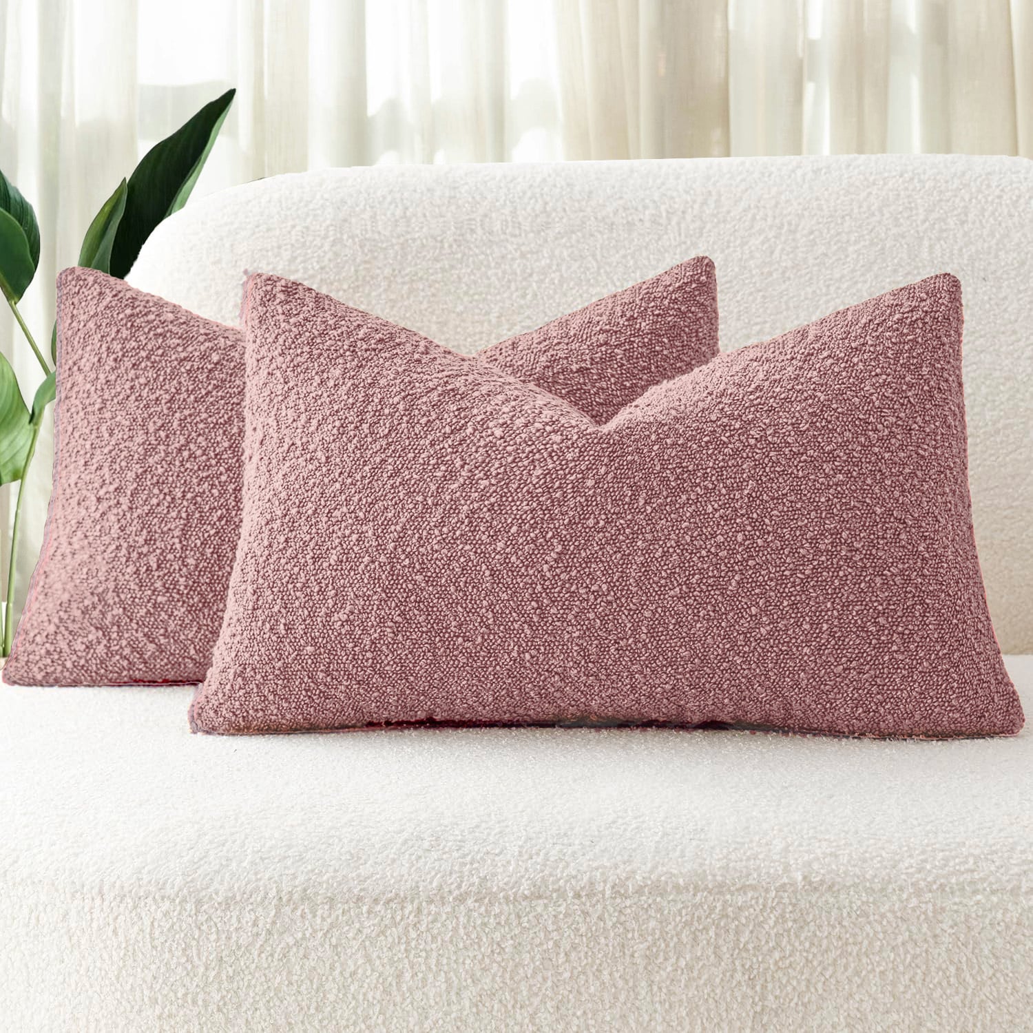 Berryl Rectangular Boucle Cushion Covers