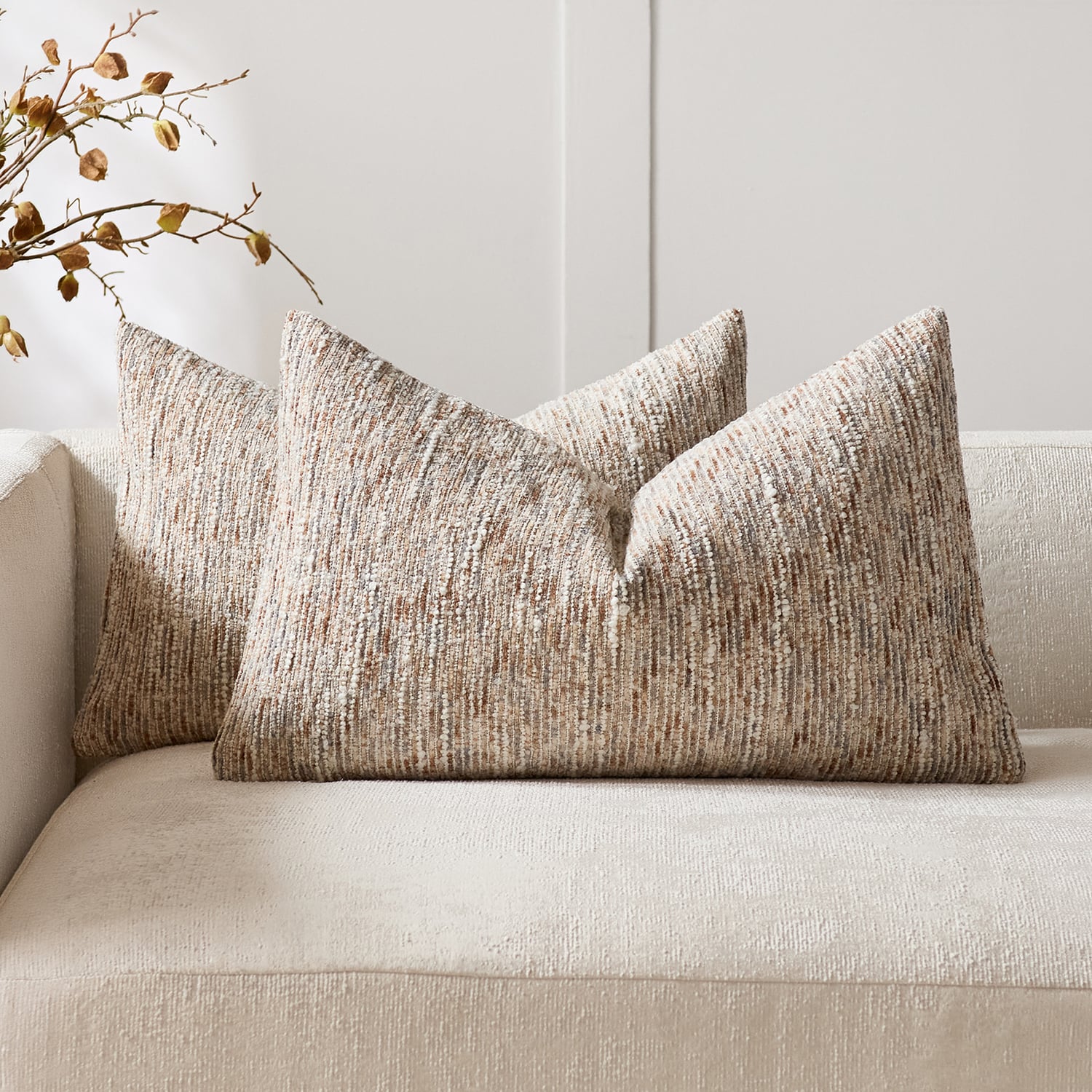 Greta Rectangular Boucle Cushion Covers