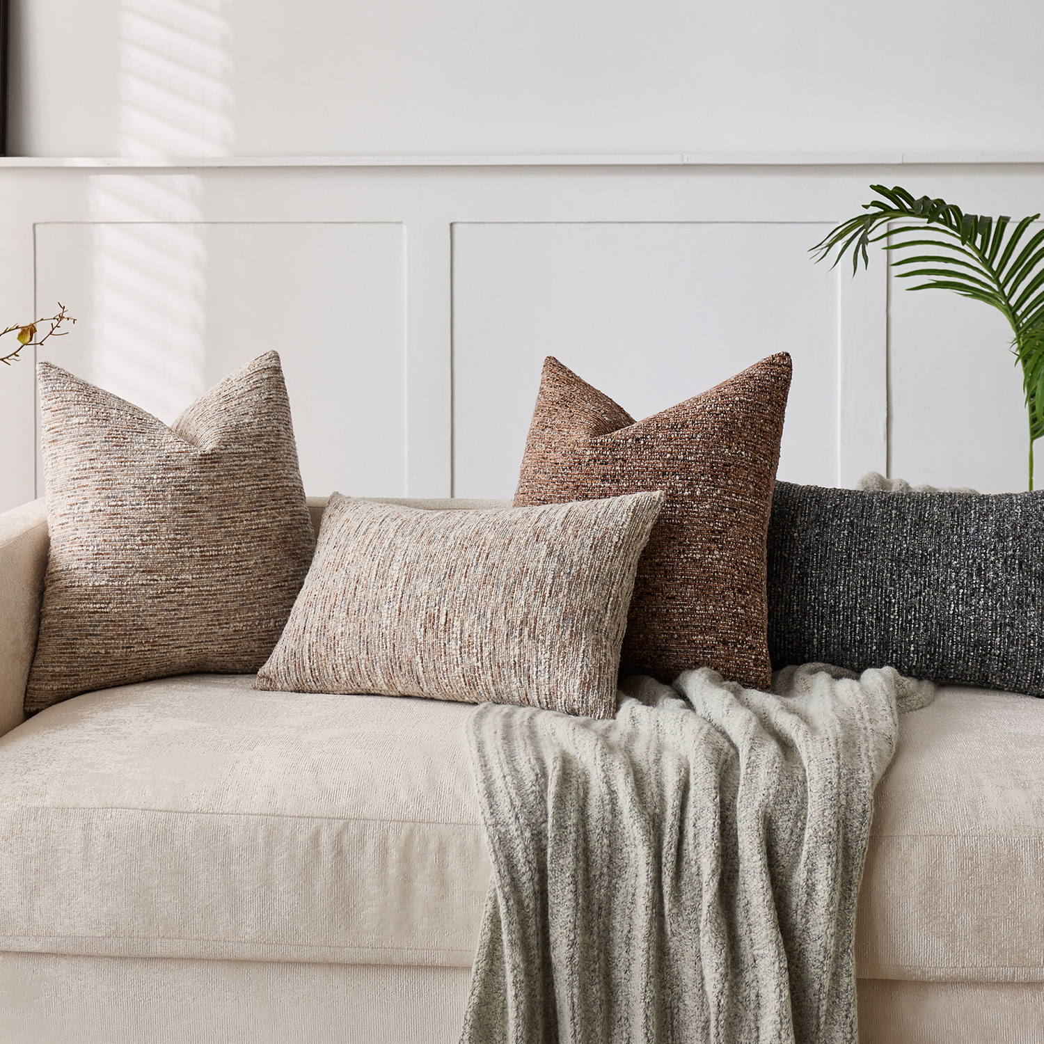 Greta Boucle Cushion Covers