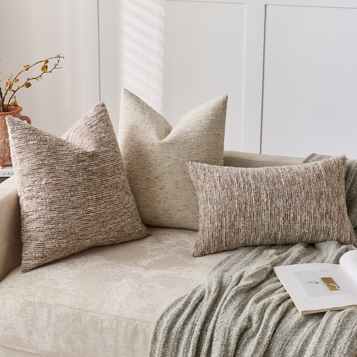 Greta Boucle Cushion Covers